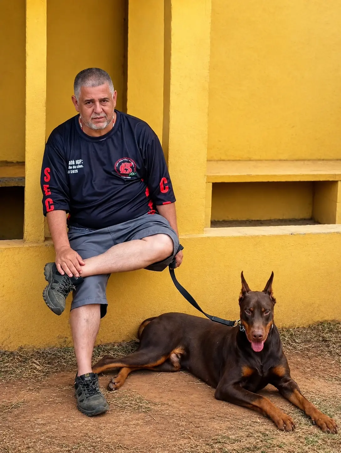 Reinaldo Bilhodres, adestrador canino